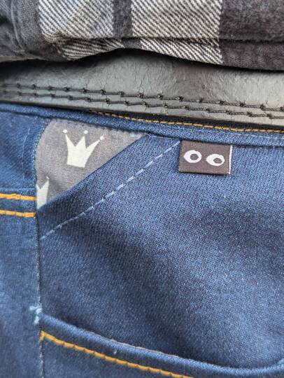 Schnittmuster Straight Leg Jeans "Der blaue Pfad" Herren Gr. 22 - 32