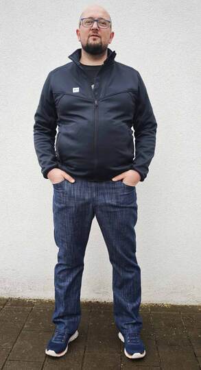 Schnittmuster Straight Leg Jeans "Der blaue Pfad" Herren Gr. 22 - 32