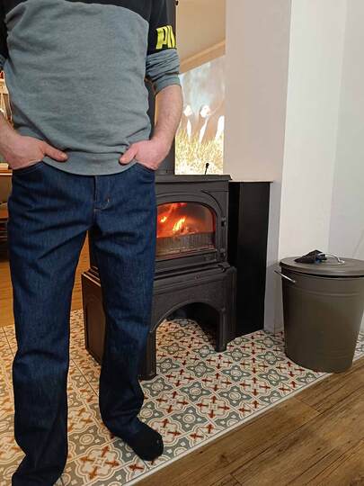 Schnittmuster Straight Leg Jeans "Der blaue Pfad" Herren Gr. 44 - 64