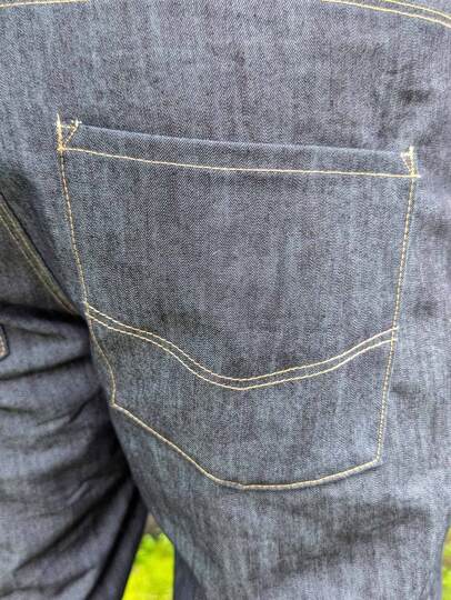 Schnittmuster Straight Leg Jeans "Der blaue Pfad" Herren Gr. 44 - 64