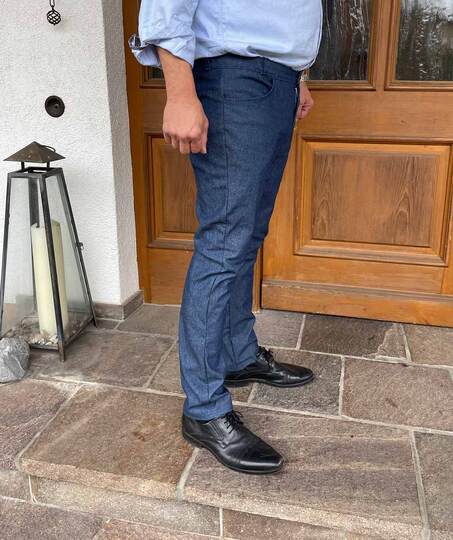 Schnittmuster Straight Leg Jeans "Der blaue Pfad" Herren Gr. 88 - 126