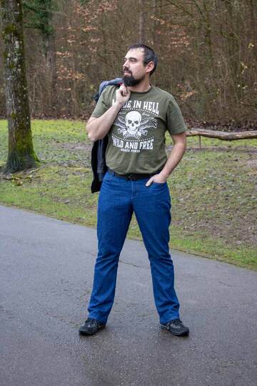 Schnittmuster Straight Leg Jeans "Der blaue Pfad" Herren Gr. 88 - 126