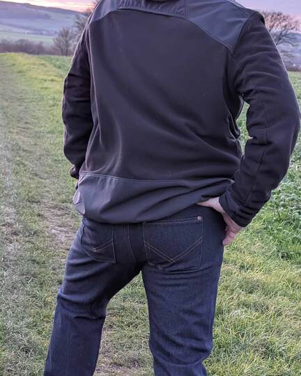 Schnittmuster Straight Leg Jeans "Der blaue Pfad" Herren Gr. 88 - 126