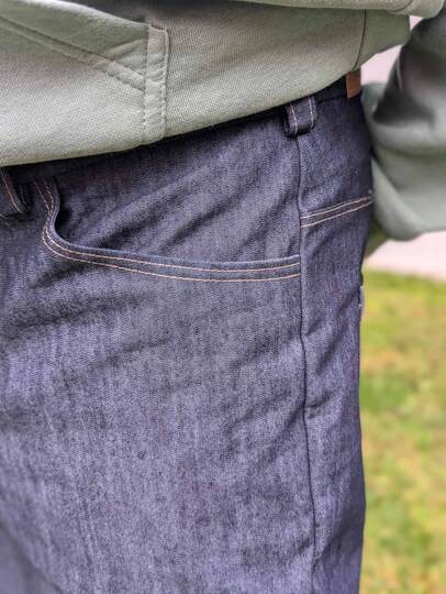 Schnittmuster Straight Leg Jeans "Der blaue Pfad" Herren Gr. 88 - 126