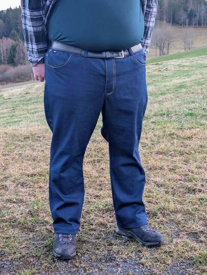 Schnittmuster Straight Leg Jeans "Der blaue Pfad" Herren Gr. 88 - 126