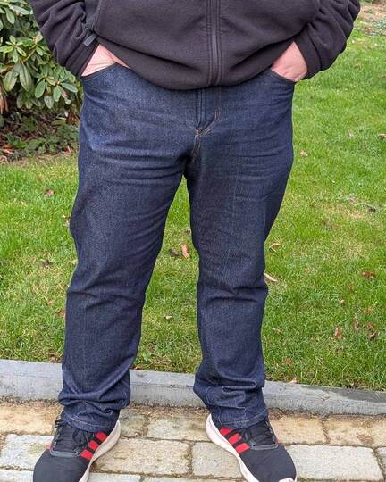 Schnittmuster Straight Leg Jeans "Der blaue Pfad" Herren Gr. 88 - 126