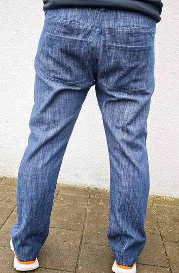 Schnittmuster Straight Leg Jeans "Der blaue Pfad" Herren Gr. 88 - 126