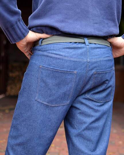 Schnittmuster Straight Leg Jeans "Der blaue Pfad" Herren Gr. 88 - 126