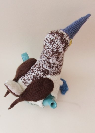 TeaCosyFolk's Blue-Footed Booby Tea Cosy Knitting Pattern