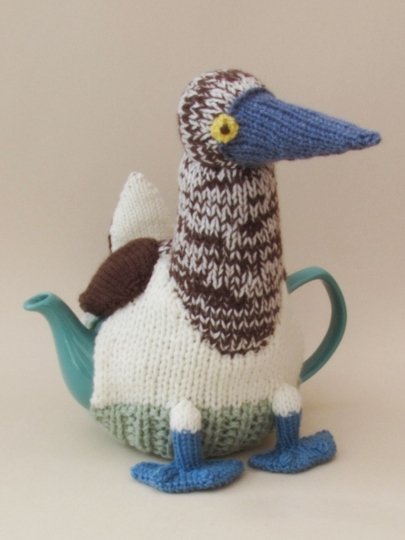 TeaCosyFolk's Blue-Footed Booby Tea Cosy Knitting Pattern