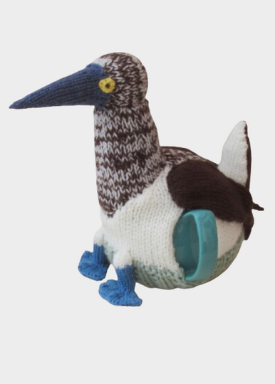 TeaCosyFolk's Blue-Footed Booby Tea Cosy Knitting Pattern