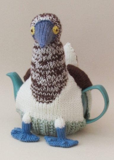 TeaCosyFolk's Blue-Footed Booby Tea Cosy Knitting Pattern