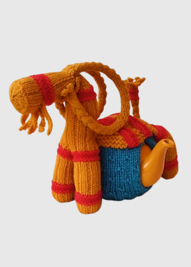 TeaCosyFolk's Christmas Yule Goat Tea Cosy Knitting Pattern