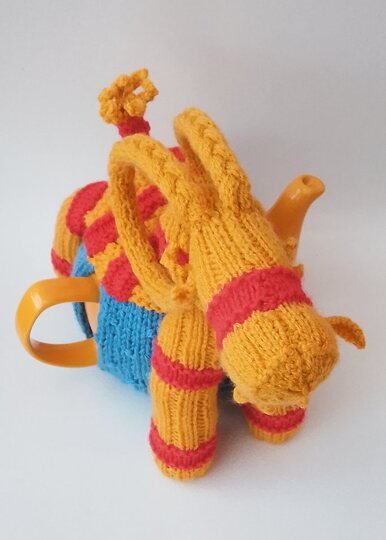 TeaCosyFolk's Christmas Yule Goat Tea Cosy Knitting Pattern