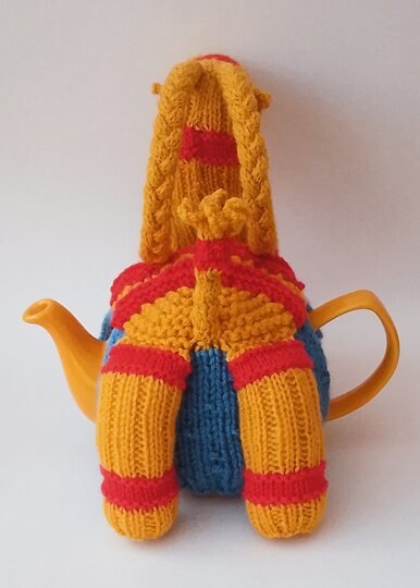 TeaCosyFolk's Christmas Yule Goat Tea Cosy Knitting Pattern