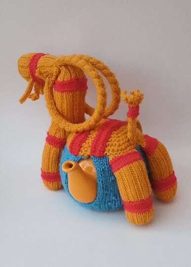 TeaCosyFolk's Christmas Yule Goat Tea Cosy Knitting Pattern