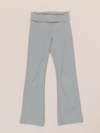 Girls Flared Leggings Sewing Pattern – Mid-Rise with Foldover Waist