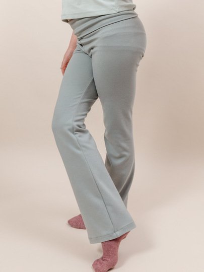 Girls Flared Leggings Sewing Pattern – Mid-Rise with Foldover Waist