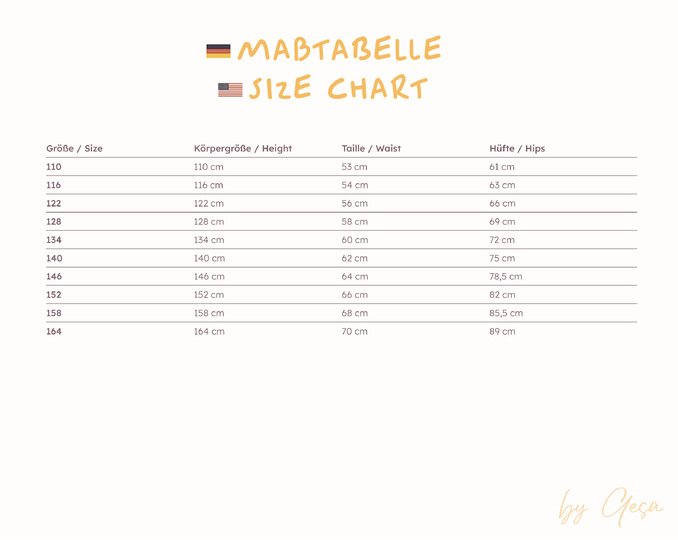 Mädchen Leggings nähen – Flared Leg mit Foldover-Bund (Schnittmuster)