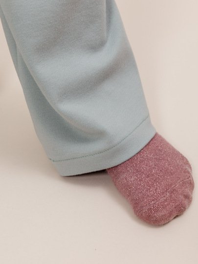 Mädchen Leggings nähen – Flared Leg mit Foldover-Bund (Schnittmuster)