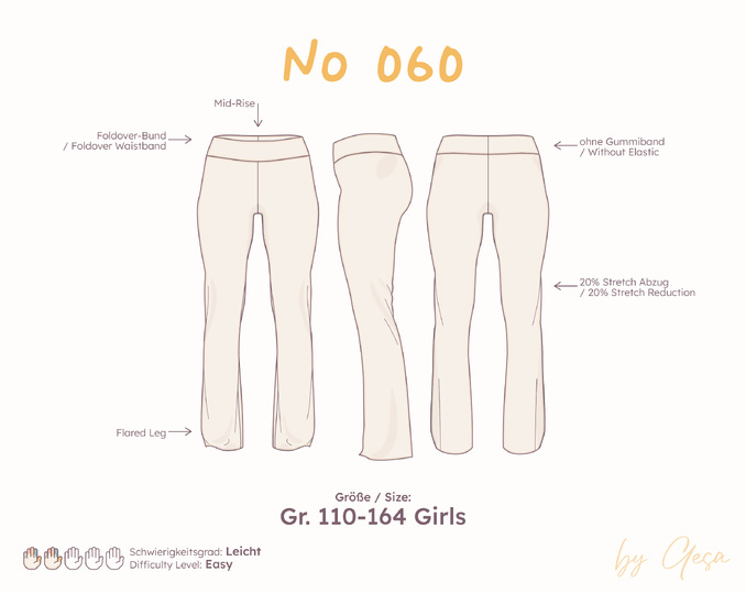 Mid-Rise Leggings – Girl 110–164