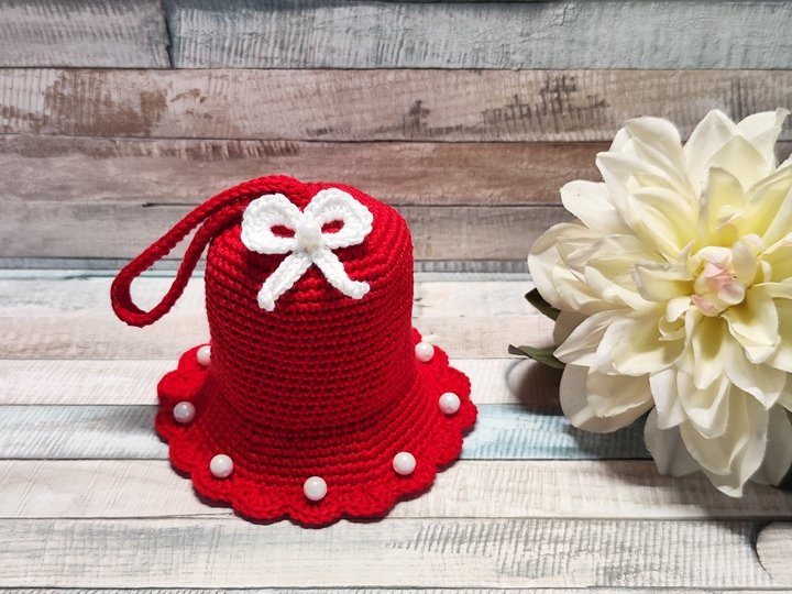 Häkelanleitung Glöckchen "Überraschung" (zum Befüllen oder als Dekohänger)