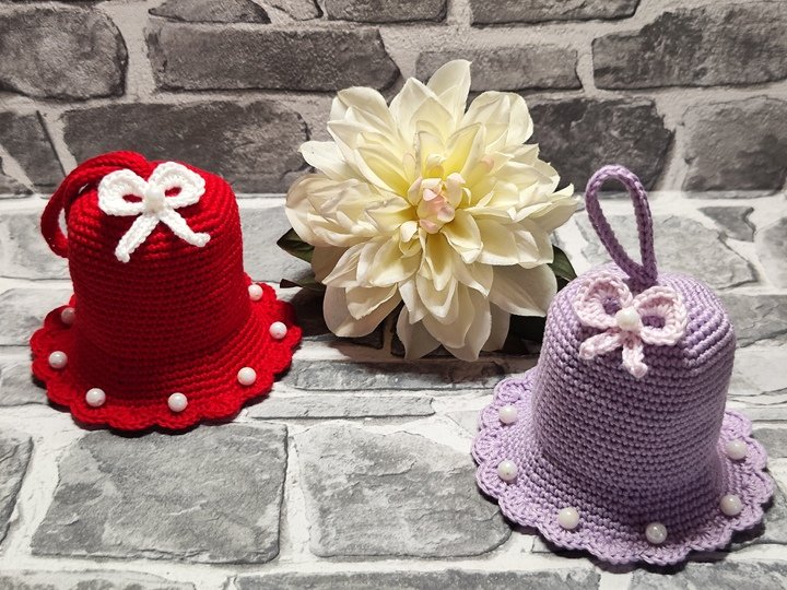 Häkelanleitung Glöckchen "Überraschung" (zum Befüllen oder als Dekohänger)