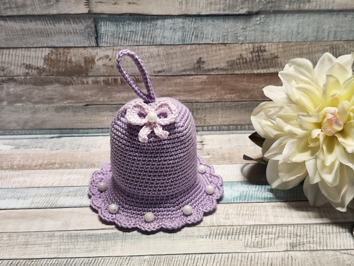 Häkelanleitung Glöckchen "Überraschung" (zum Befüllen oder als Dekohänger)