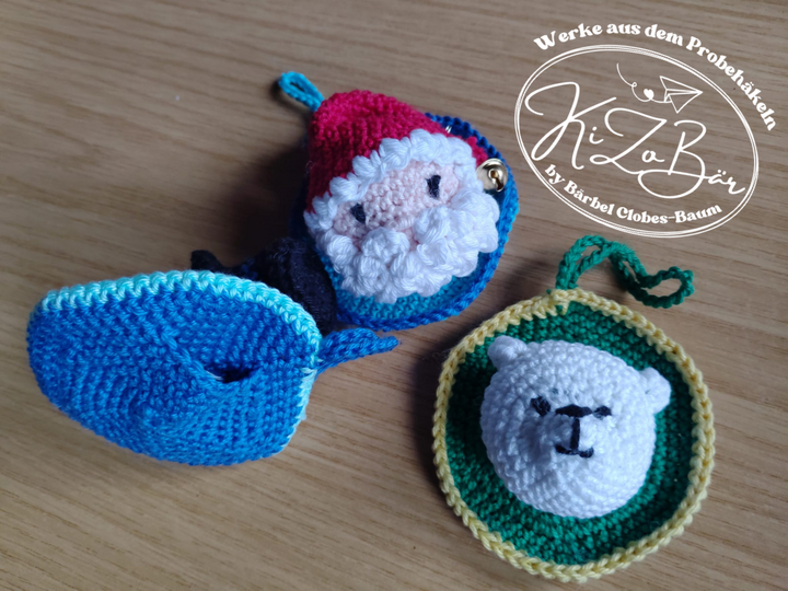 X-MAS Anhänger mit Scheinchenfach - Häkelanleitung