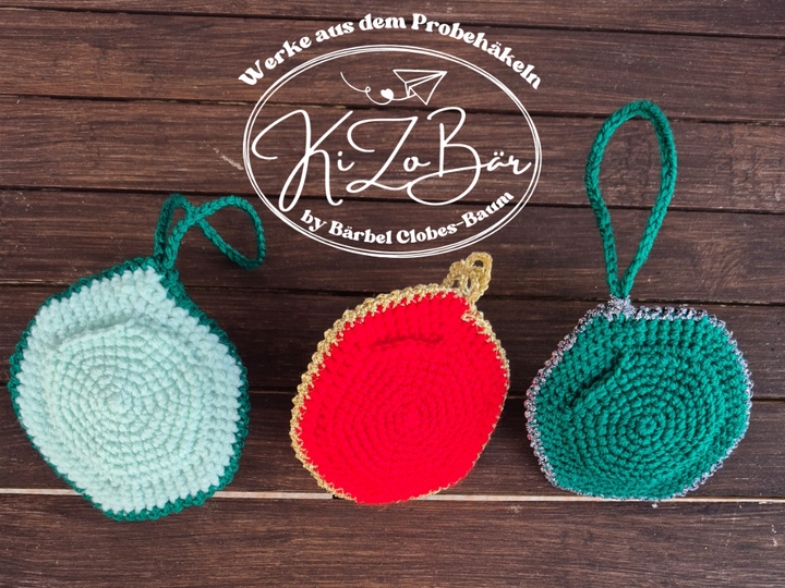 X-MAS Anhänger mit Scheinchenfach - Häkelanleitung