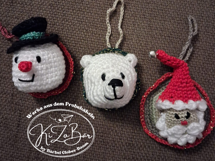 X-MAS Anhänger mit Scheinchenfach - Häkelanleitung