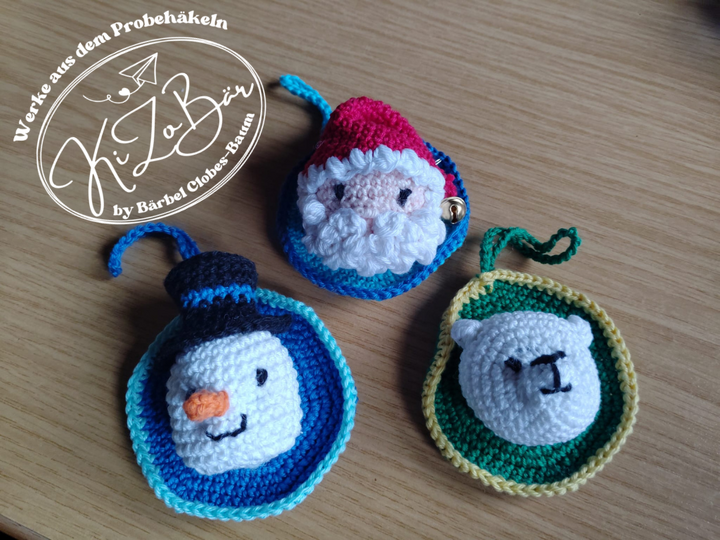 X-MAS Anhänger mit Scheinchenfach - Häkelanleitung