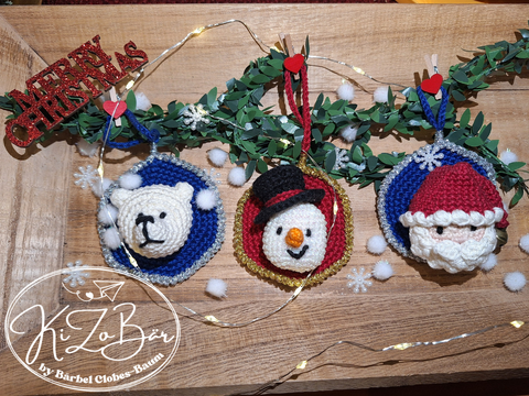 X-MAS Anhänger mit Scheinchenfach - Häkelanleitung