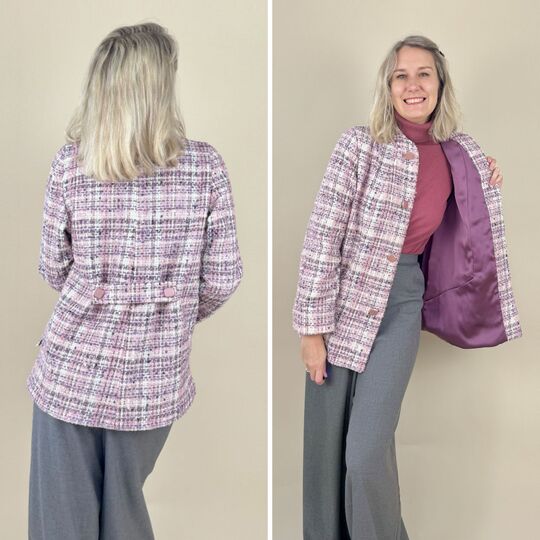 Schnittmuster Jacke ROSI – A-Linie, Stehkragen & Nahttaschen | Gr.34–48 PDF