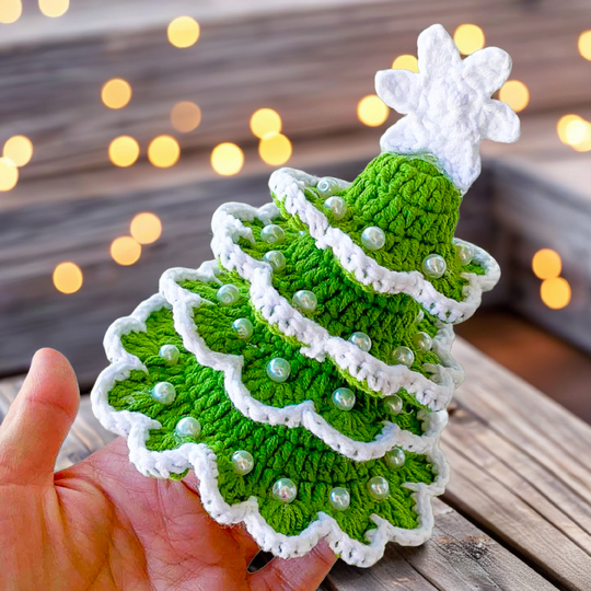 Crochet Christmas Tree Pattern - DIY Decor-Beginner-Friendly Amigurumi Deco