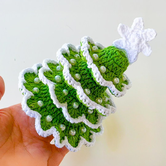 Crochet Christmas Tree Pattern - DIY Decor-Beginner-Friendly Amigurumi Deco