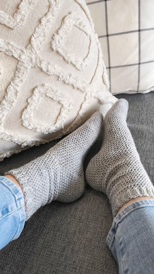 Häkelanleitung easy socks