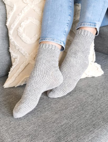 Häkelanleitung easy socks