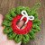 Holiday Crochet Wreath Pattern PDF, DIY Red Green Xmas Decoration Guide