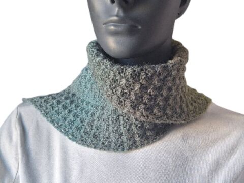 Häkelanleitung Schalkragen, Neckwarmer, Kragenschal, Halssocke  #350