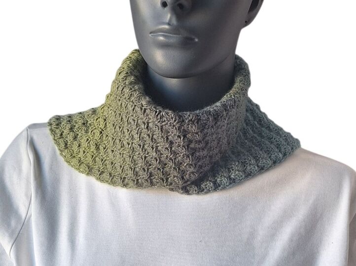 Häkelanleitung Schalkragen, Neckwarmer, Kragenschal, Halssocke  #350