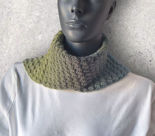 Häkelanleitung Schalkragen, Neckwarmer, Kragenschal, Halssocke  #350