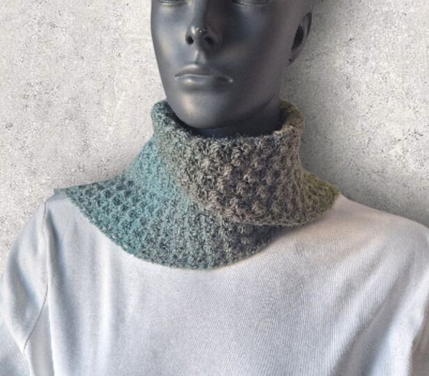 Häkelanleitung Schalkragen, Neckwarmer, Kragenschal, Halssocke  #350
