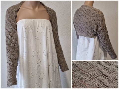 Strickanleitung für das Schulterjäckchen "Honeymoon"