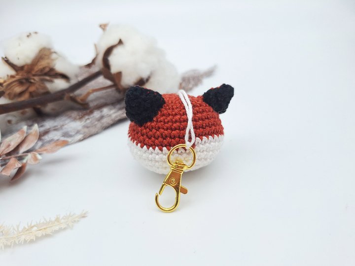 Fuchs-Schlüsselanhänger - Häkelanleitung, deutsch
