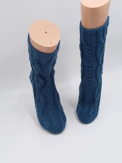 Sockenanleitung "Tränen der", für Maschenzahlen 40 bis 72, Musterssatz 20 M