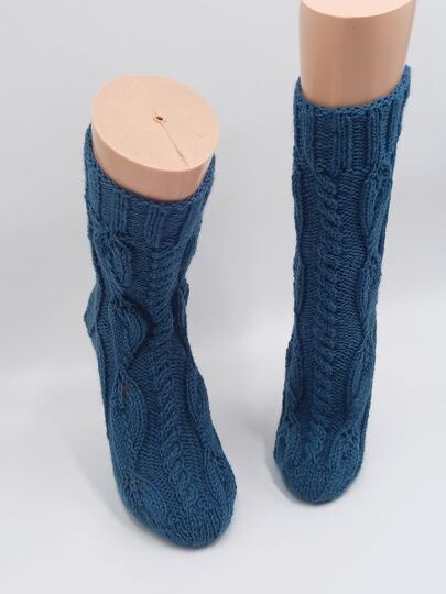 Sockenanleitung "Tränen der", für Maschenzahlen 40 bis 72, Musterssatz 20 M