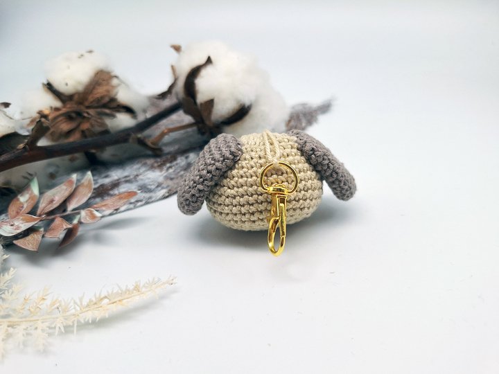 Hunde-Schlüsselanhänger - Häkelanleitung, deutsch