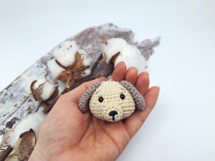 Hunde-Schlüsselanhänger - Häkelanleitung, deutsch