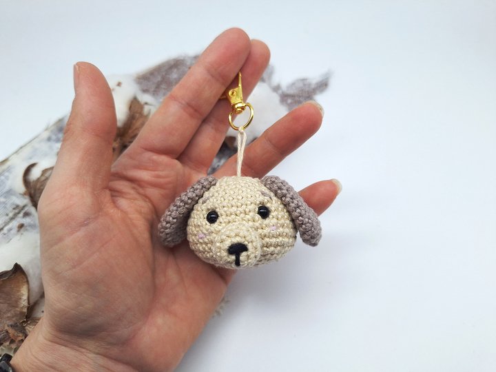 Hunde-Schlüsselanhänger - Häkelanleitung, deutsch
